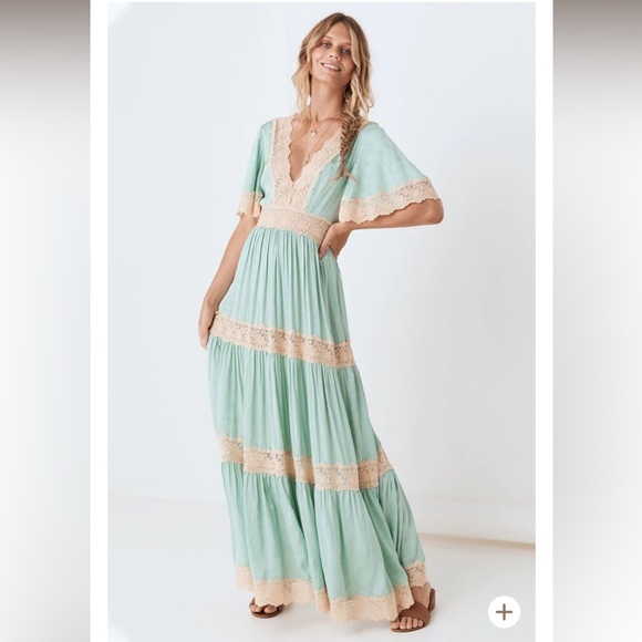 Spell by ocean gown Seafoam - Picture 5 of 5